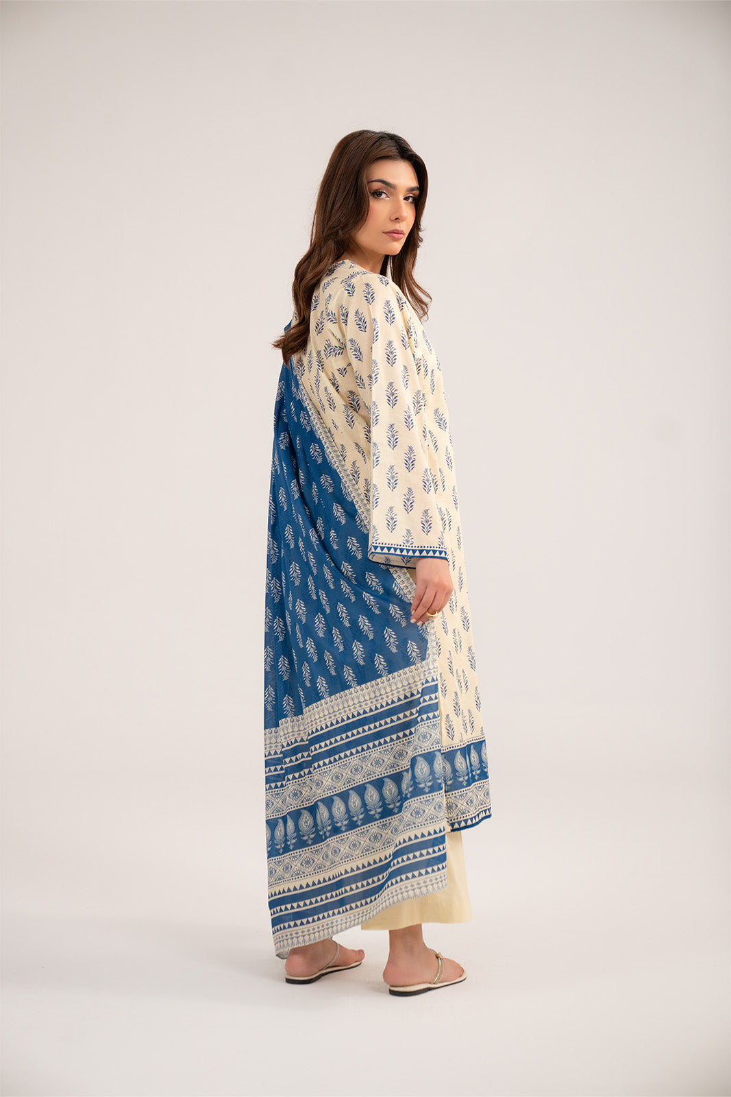 3 Piece Printed Lawn Printed Suit (CP0381)