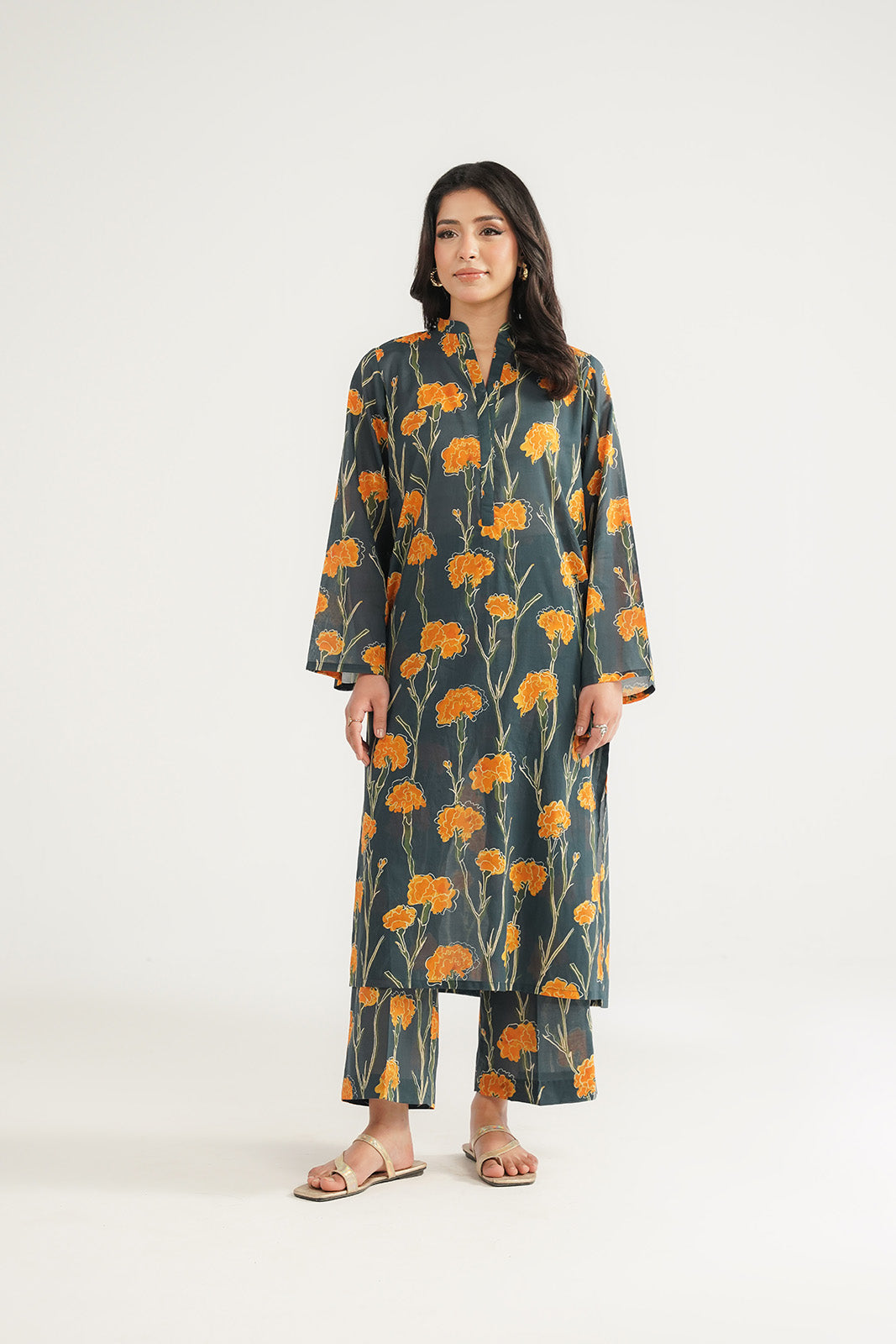 2 Piece Printed Lawn Printed Suit (CP0413)