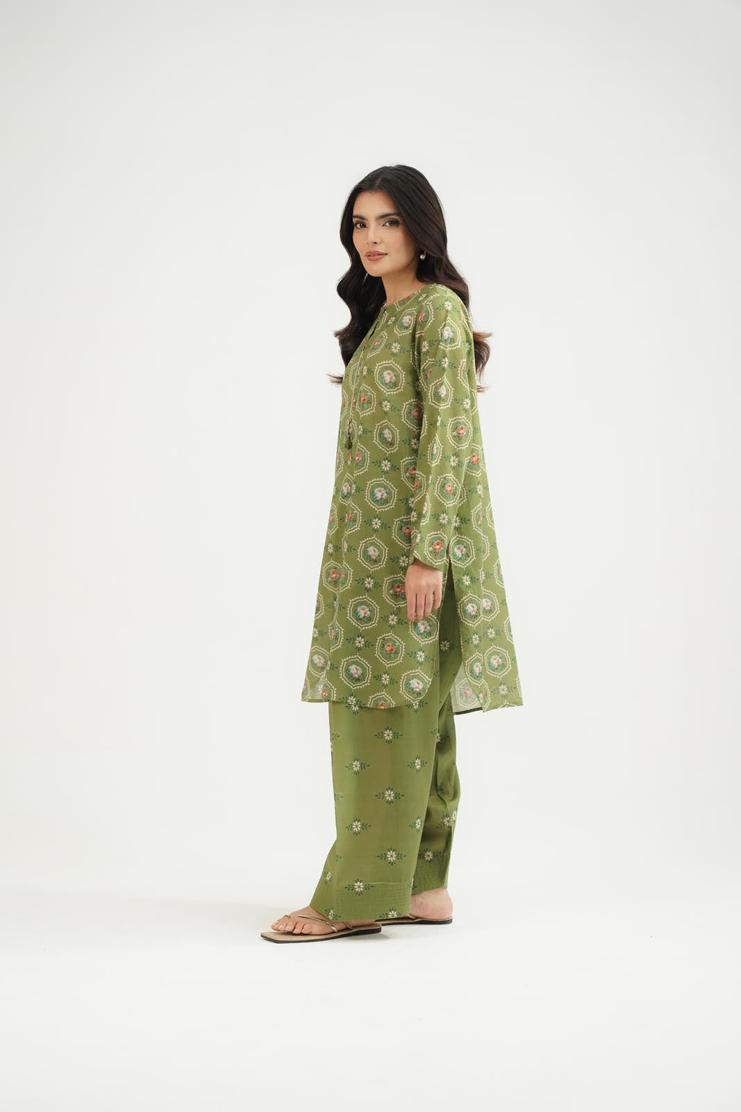 2 Piece Printed Lawn Printed Suit (CP0458)