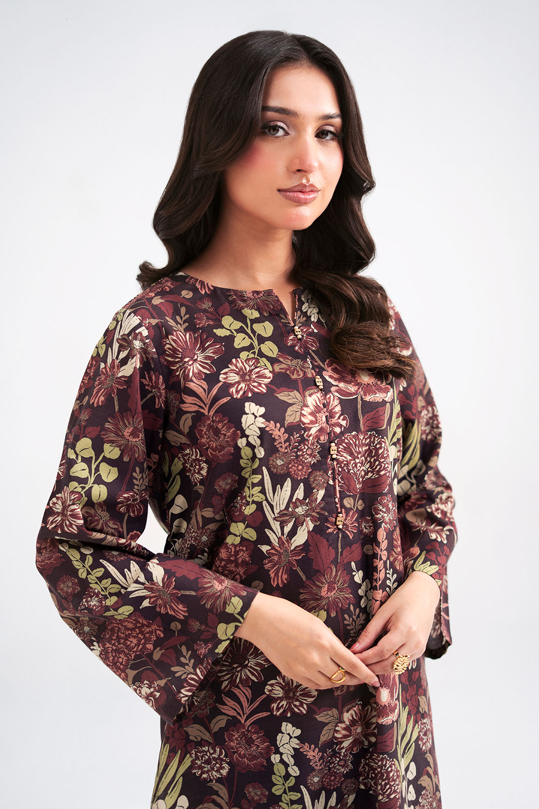 2 Piece Printed Slub Khaddar Printed Suit (CP0546)