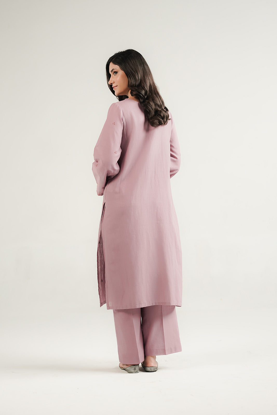 2 Piece Slub Khaddar Embroidered Suit (CP0554)