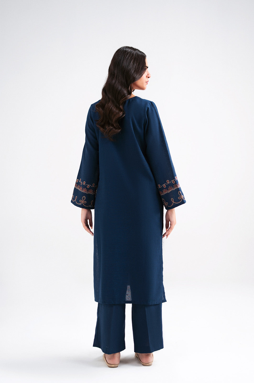 2 Piece Cotton Karandi Embroidered Suit (CP0570)