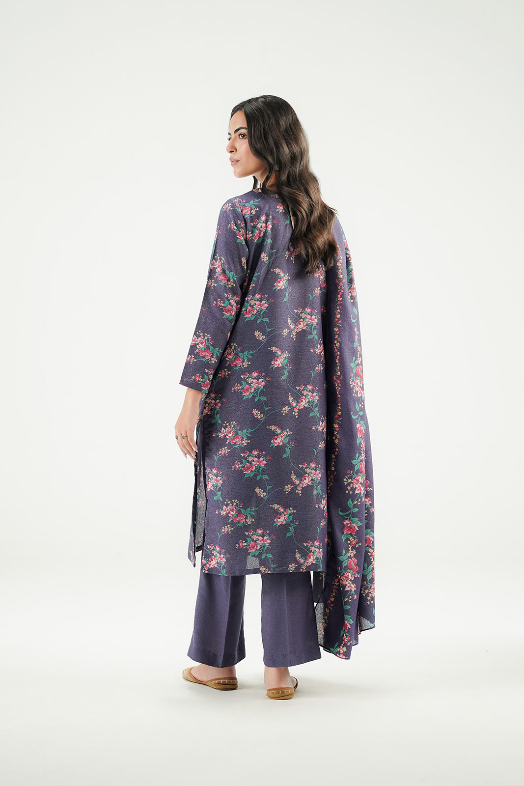 3 Piece Printed Lawn Karandi Printed Suit (CP0603)