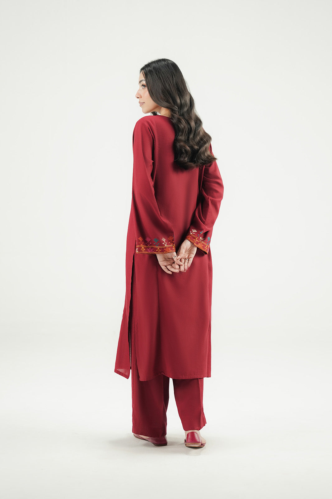 2 Piece Lawn Karandi Embroidered Suit (CP0609)
