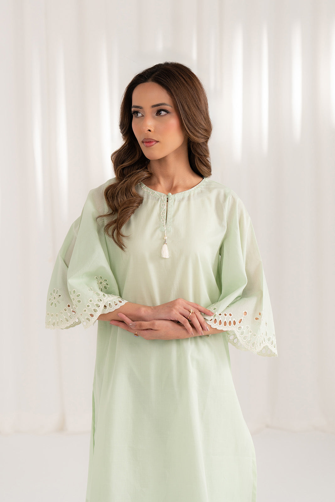 2 Piece Lawn Embroidered Shirt (CS0095)