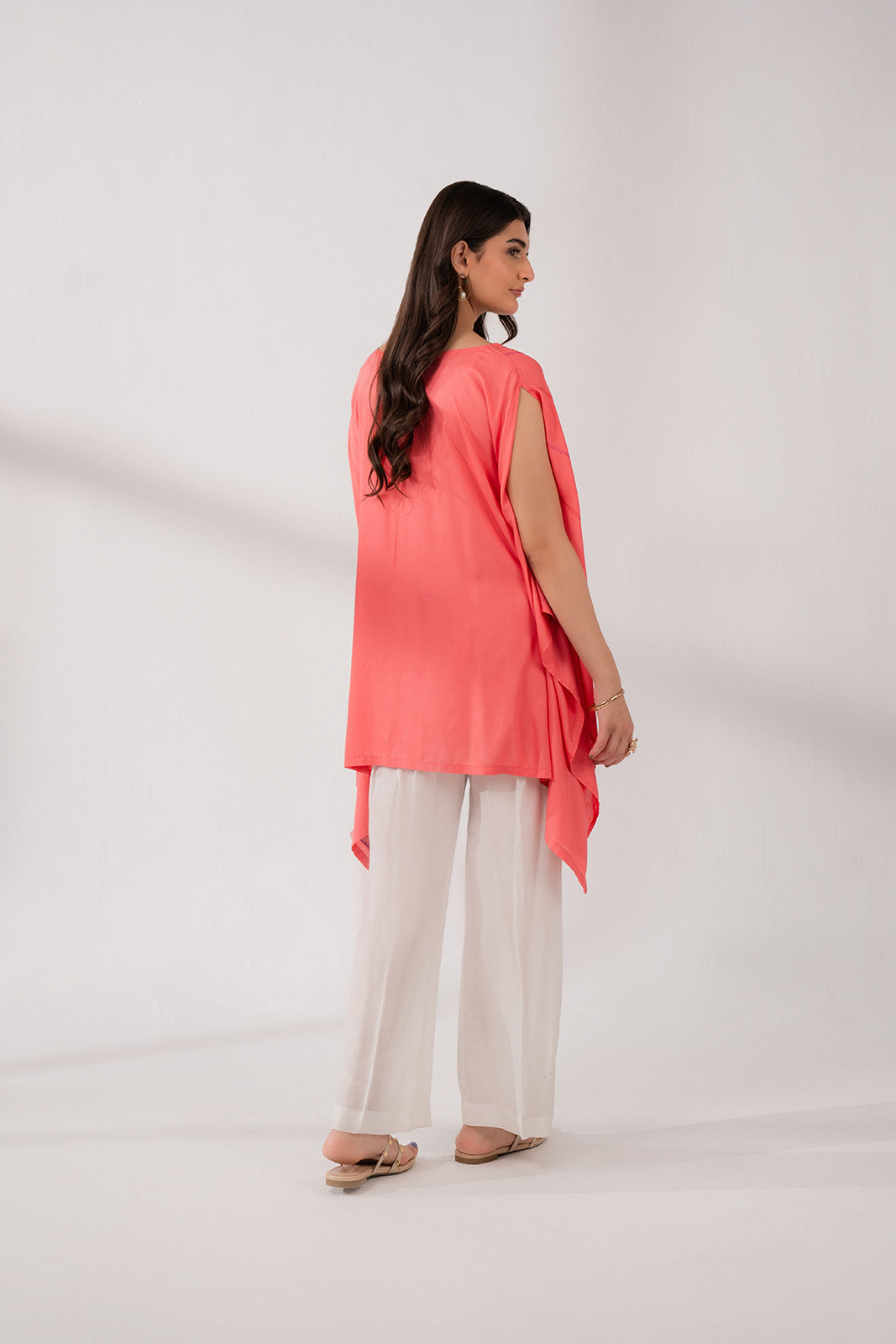 1 Piece Linen Viscose Embroidered Shirt (CS0178)