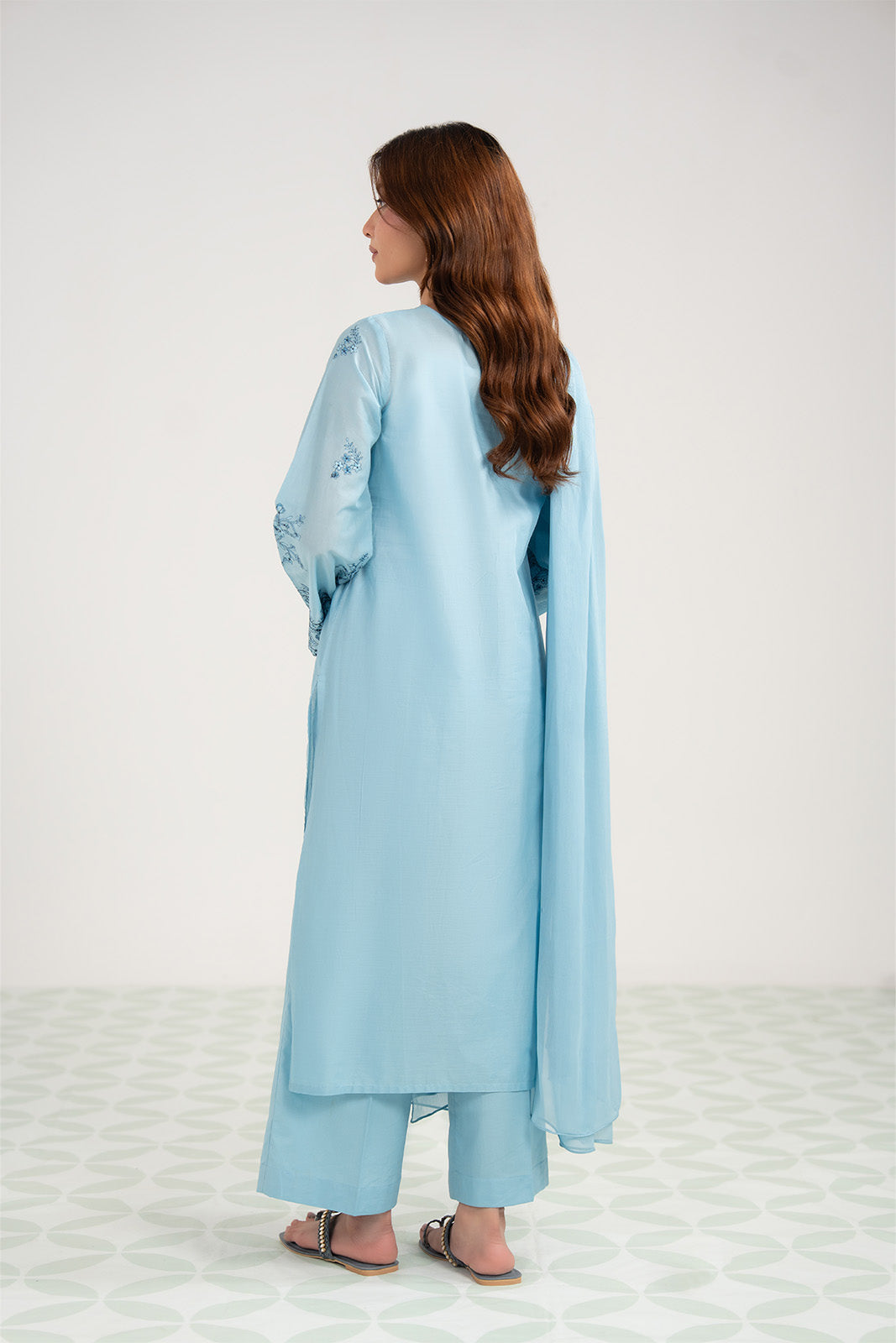 3 Piece Lawn Embroidered Suit (CS0396)