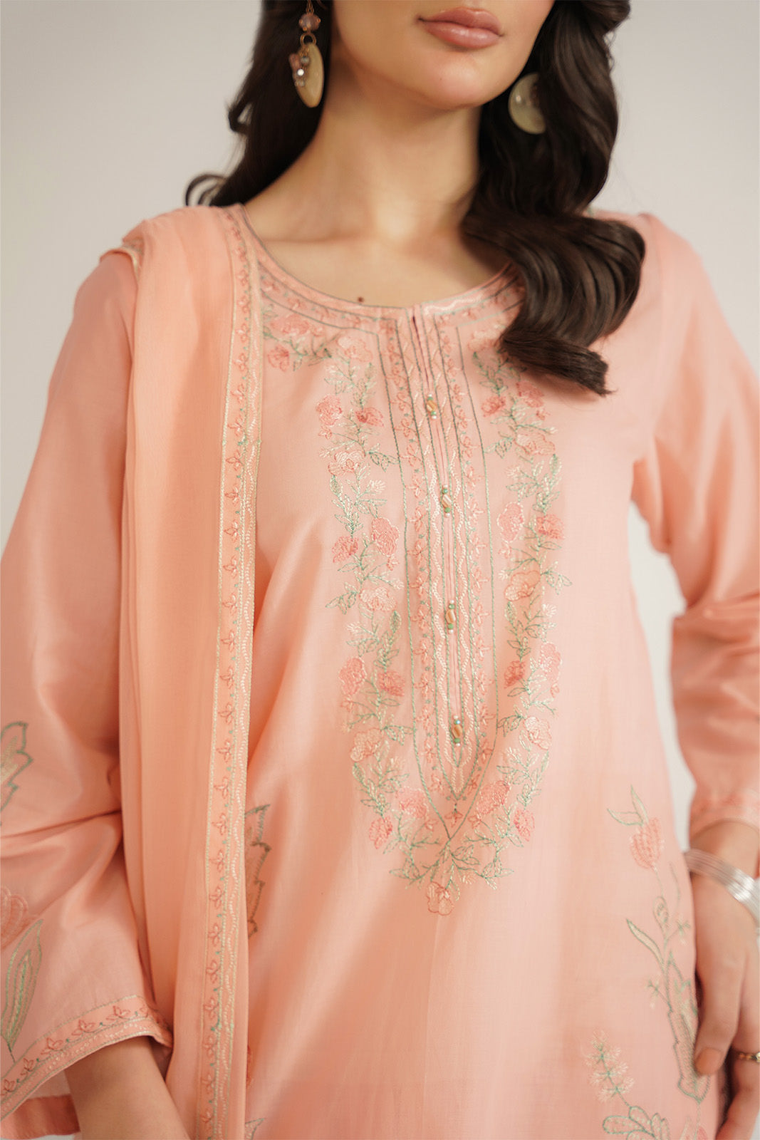 3 Piece Lawn Embroidered Suit (CS0441)