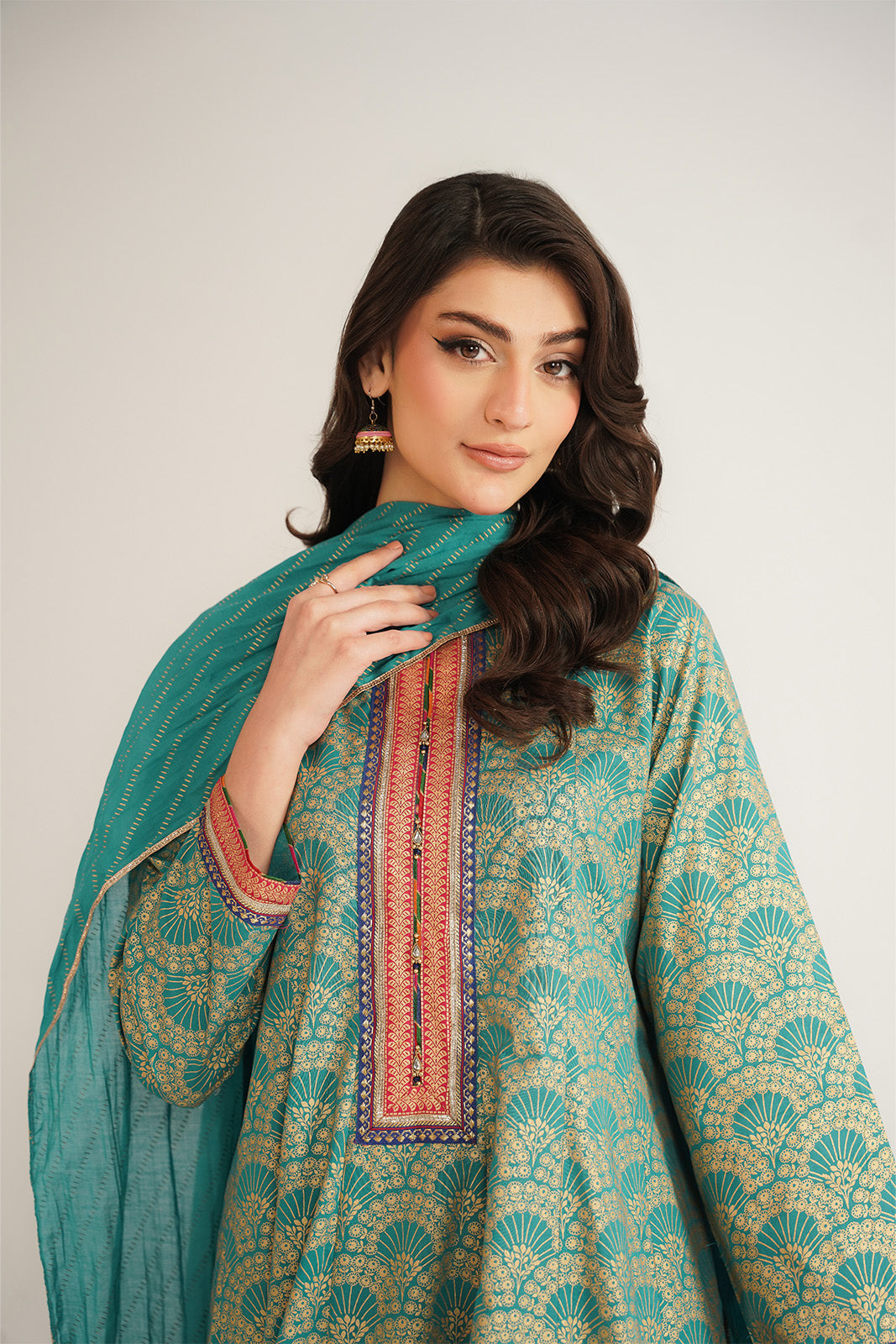 2 Piece Printed Lawn Printed Suit (CS0454)