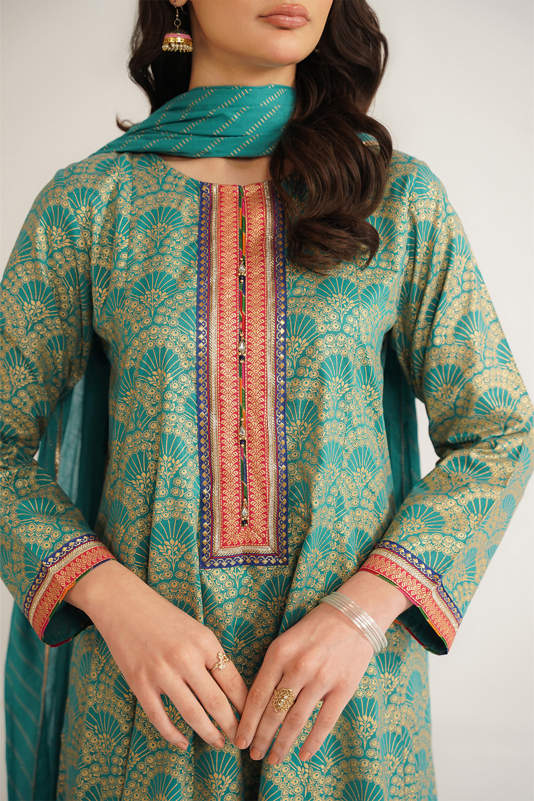 2 Piece Printed Lawn Printed Suit (CS0454)