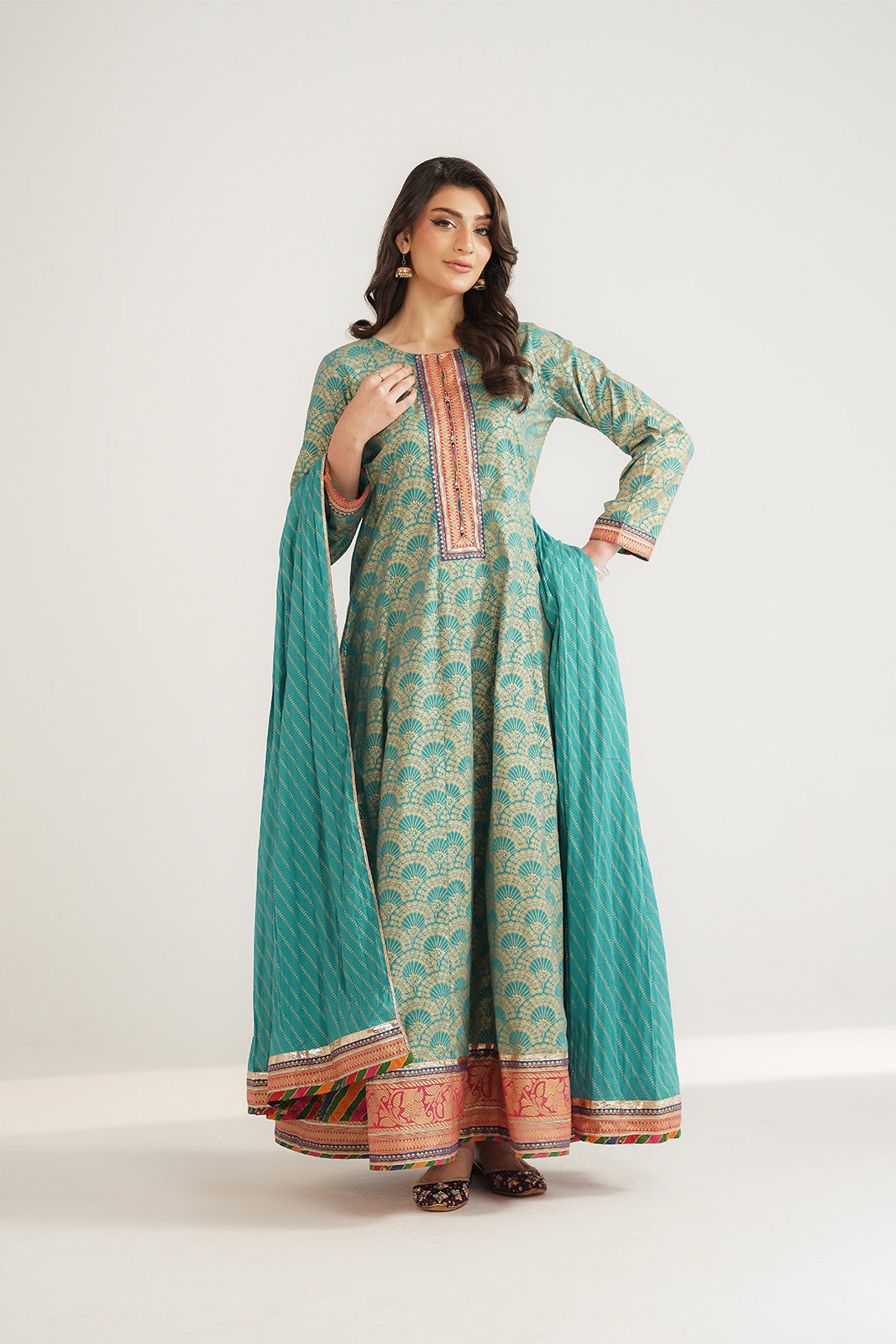 2 Piece Printed Lawn Printed Suit (CS0454)