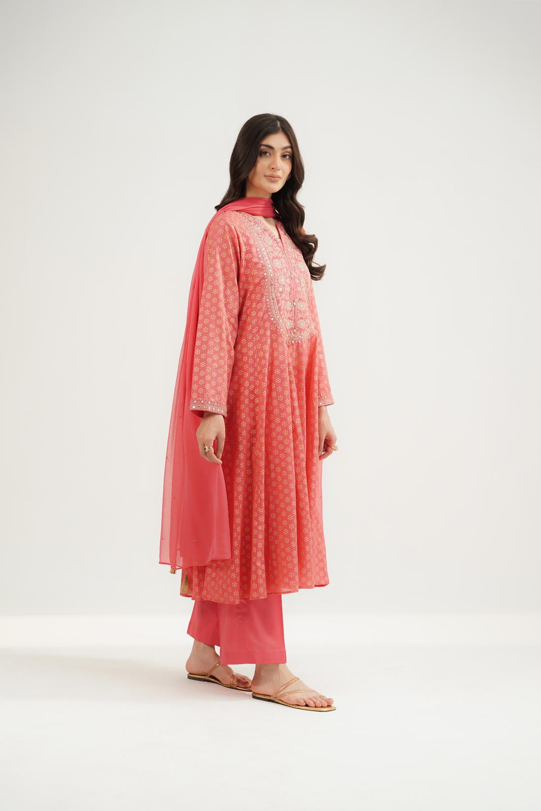 3 Piece Printed Lawn Embroidered Suit (CS0527)