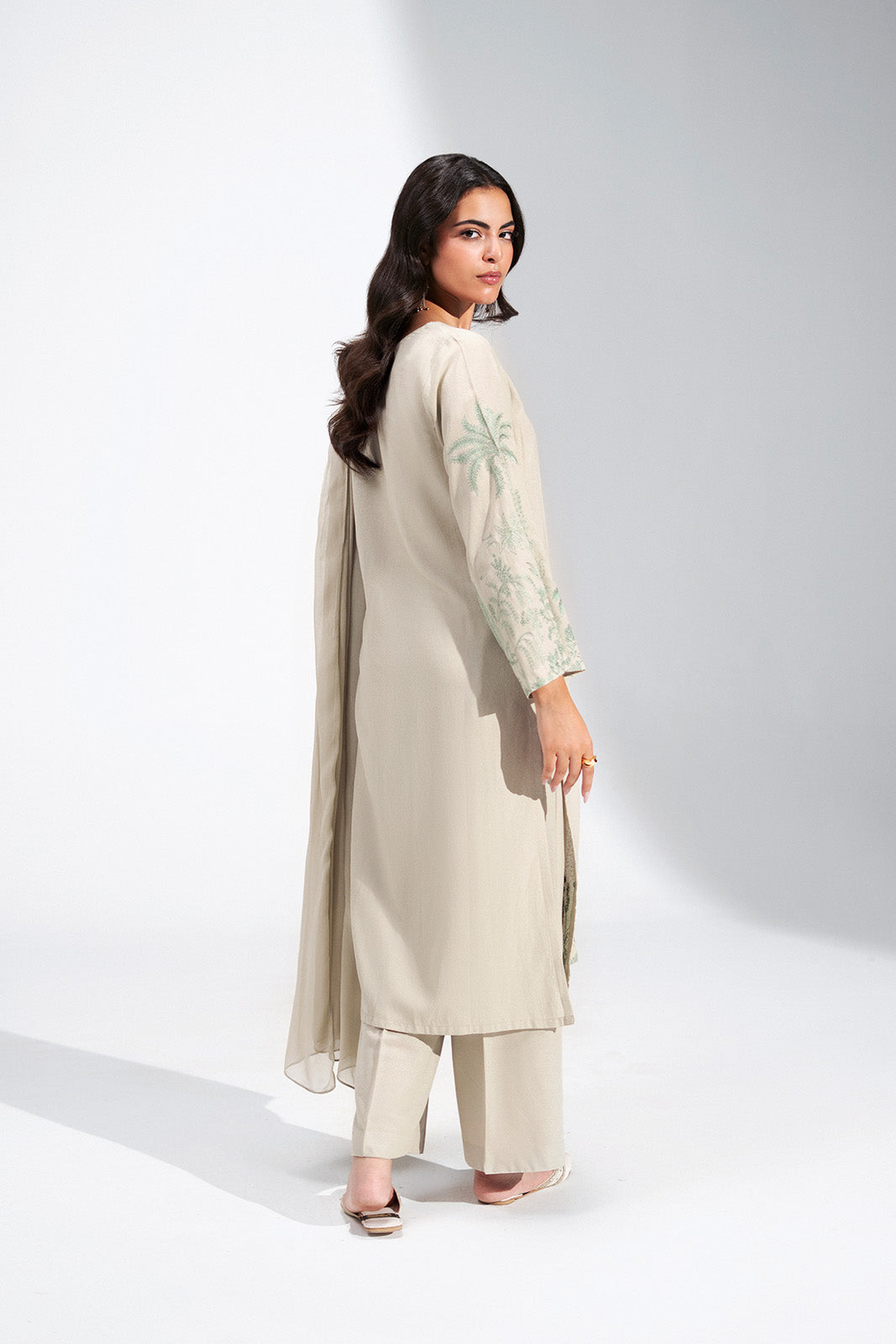 3 Piece Lawn Karandi Embroidered Suit (CS0704)