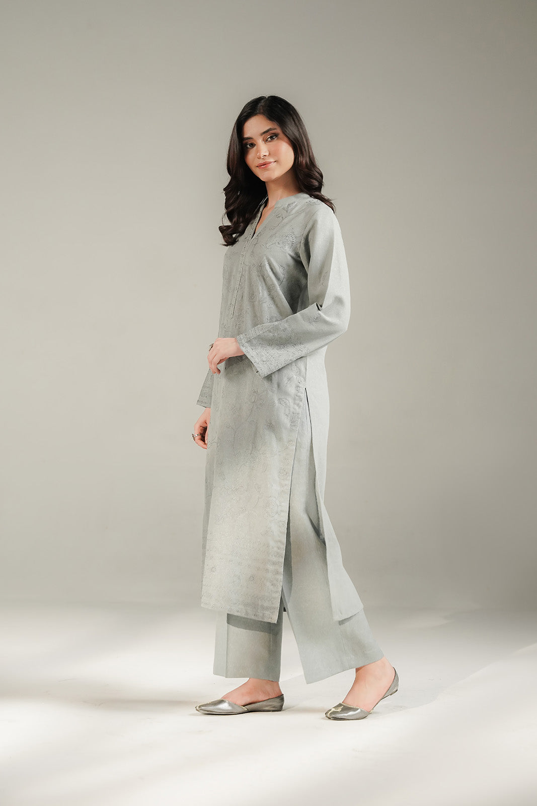 2 Piece Cotton Karandi Embroidered Suit (CS0709)