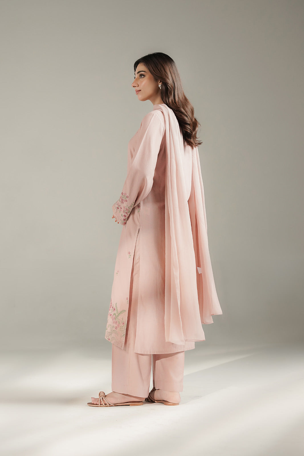 3 Piece Lawn Karandi Embroidered Suit (CS0729)