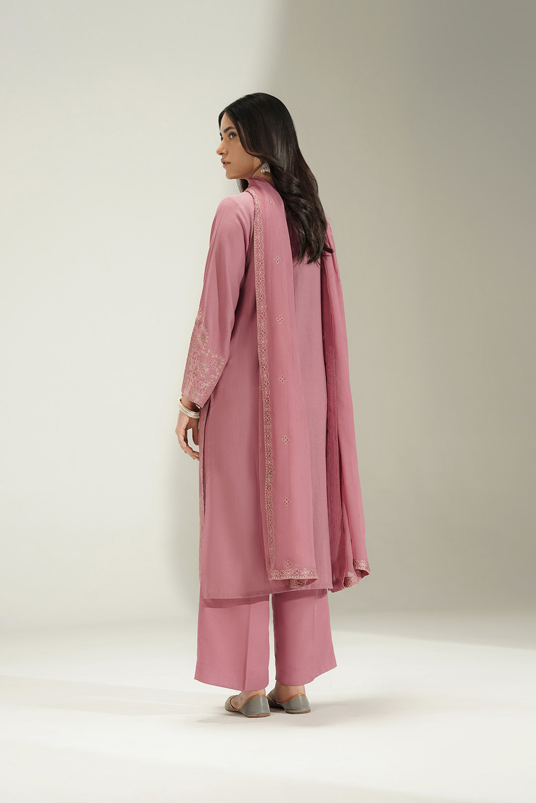 3 Piece Lawn Karandi Embroidered Suit (CS0750)