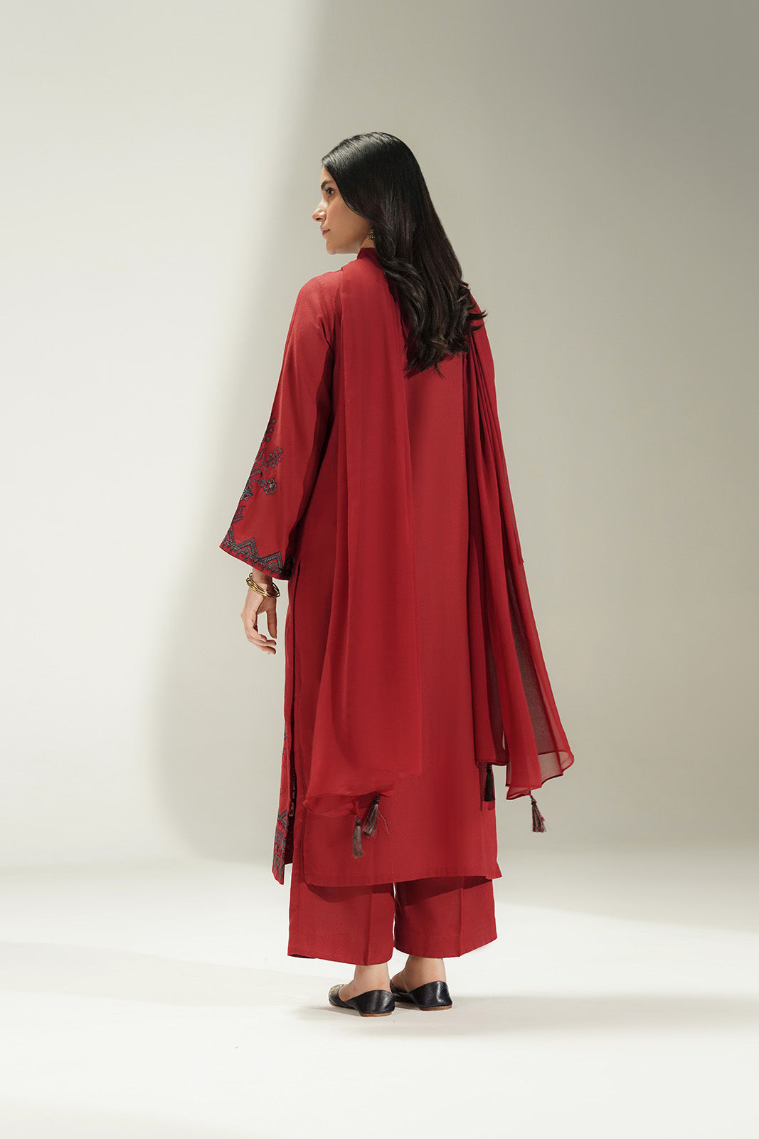 3 Piece Lawn Karandi Embroidered Suit (CS0759)