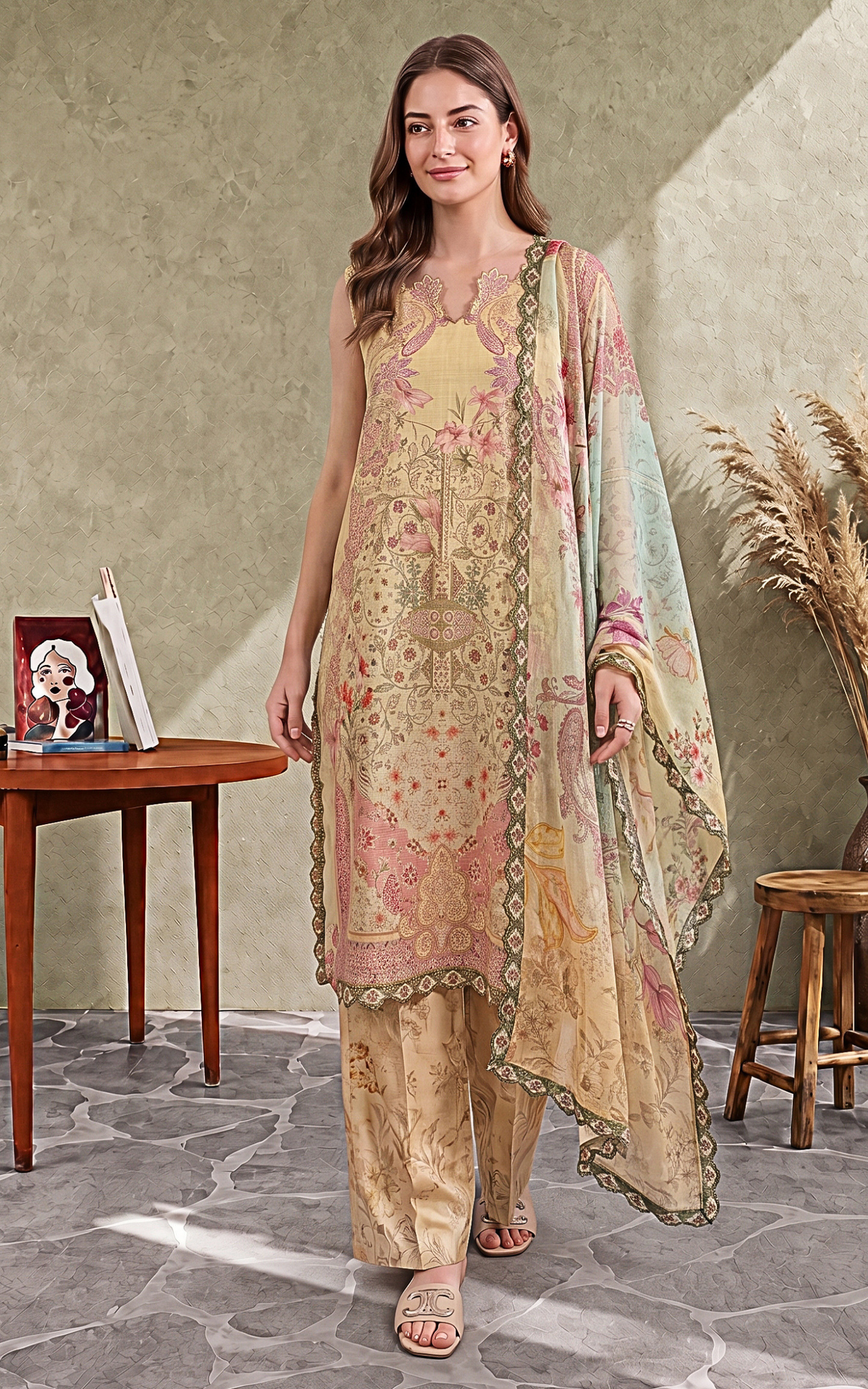 Ayra (CU26-01) | 3pcs Stitched Cambric