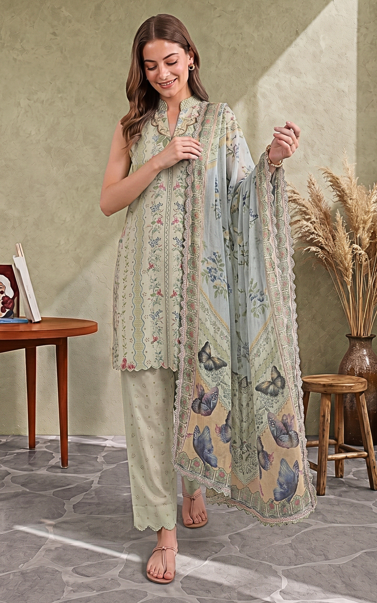 Ayzal (CU26-02) | 3pcs Stitched Cambric