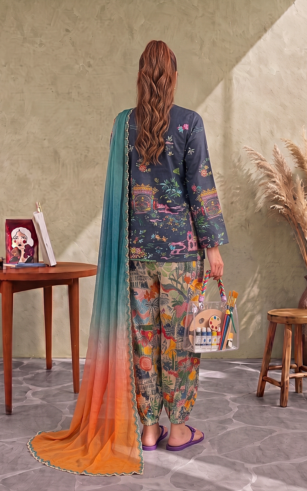 Kiana (CU26-03) | 3pcs Stitched Cambric