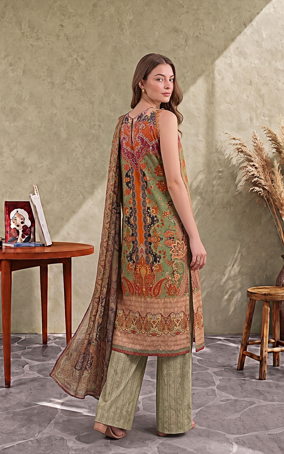 Kaya (CU26-05) | 3pcs Stitched Cambric