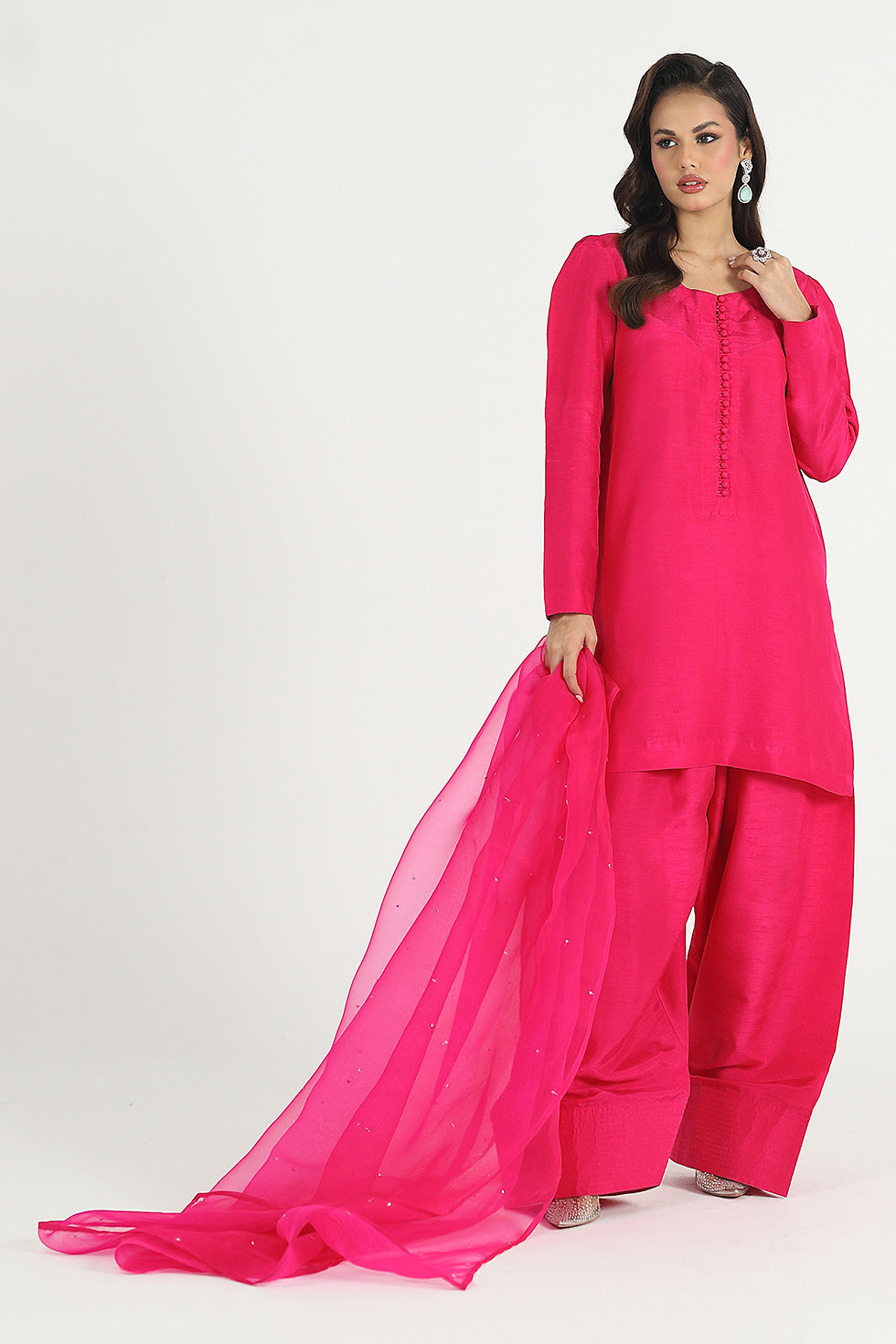 Shaded - Fluorescent Luxe Silk