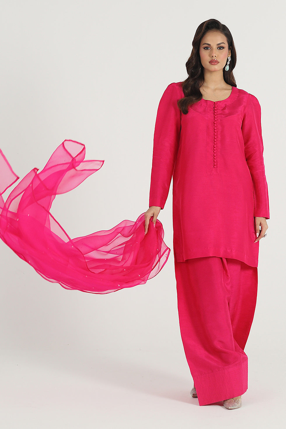 Shaded - Fluorescent Luxe Silk