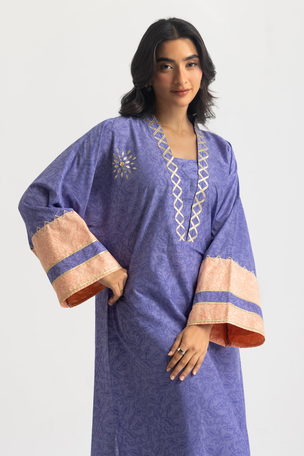 Cambric Block Printed Co-Ord Set
