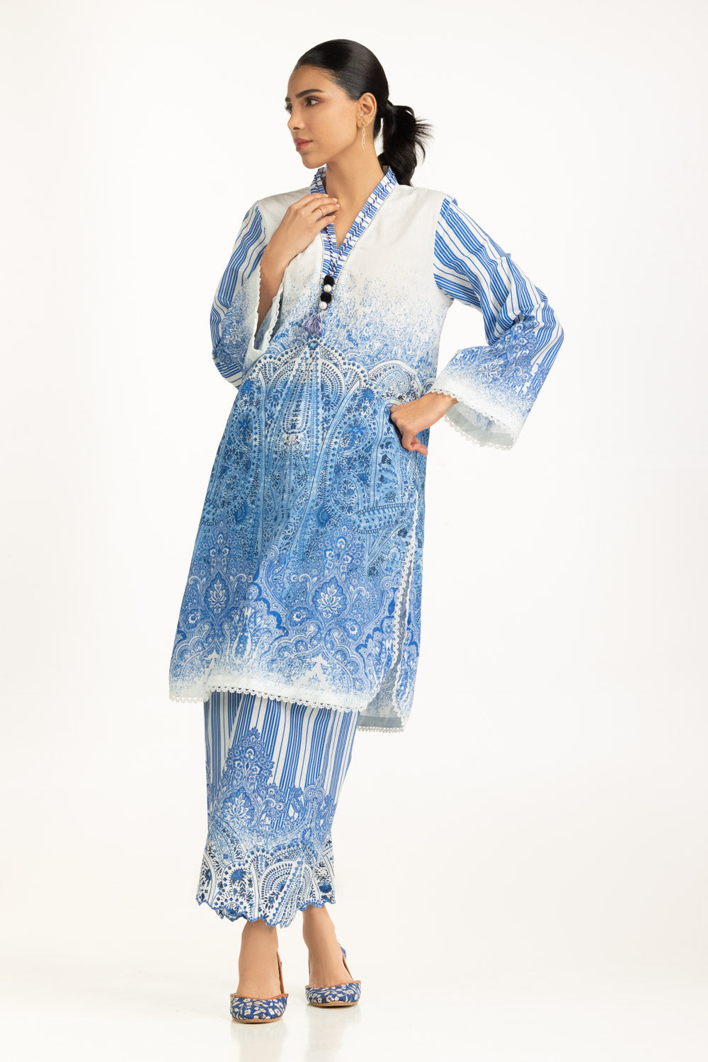Cambric Printed Co-Ord Set