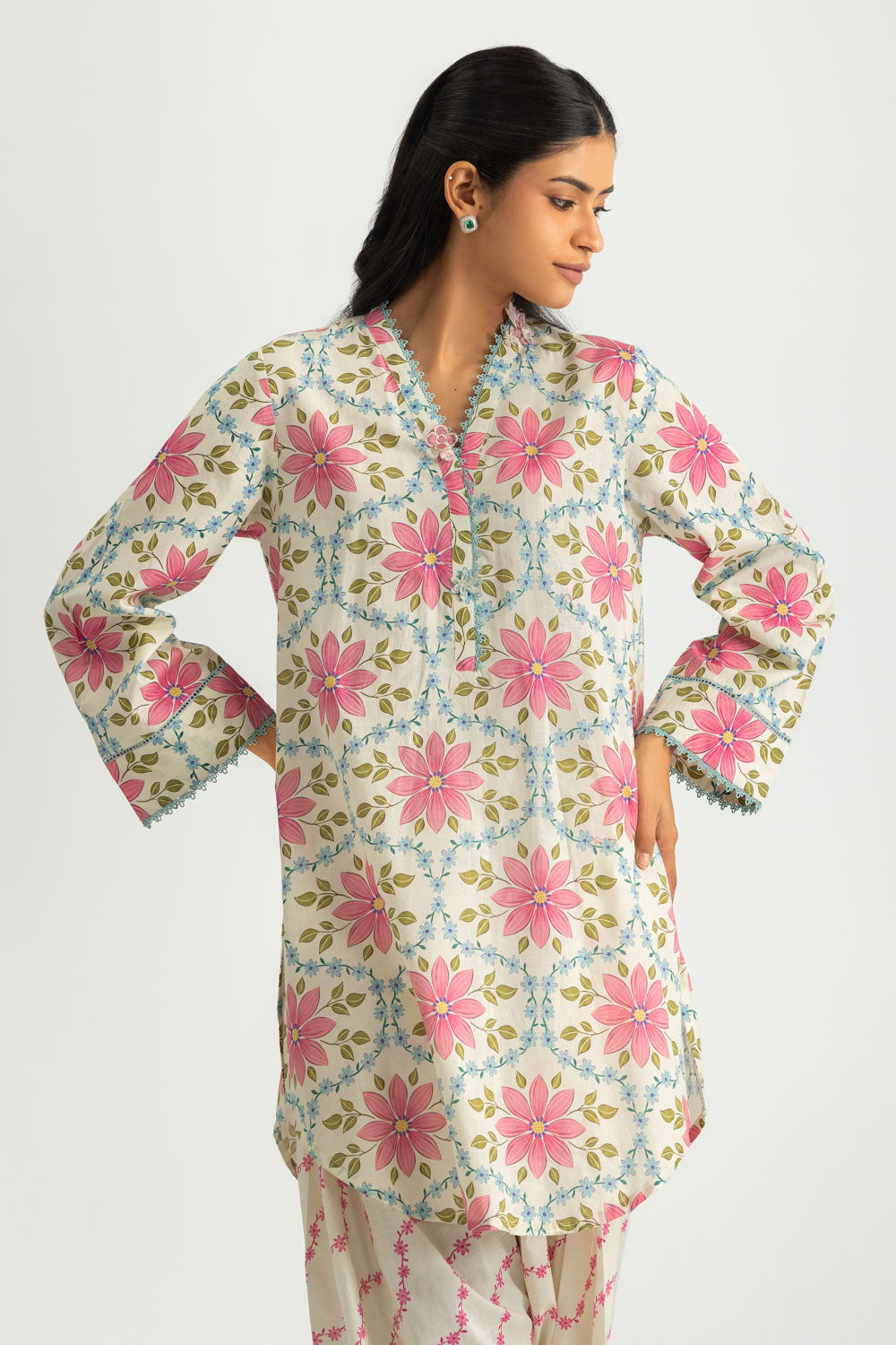 Cambric Printed Co-Ord Set