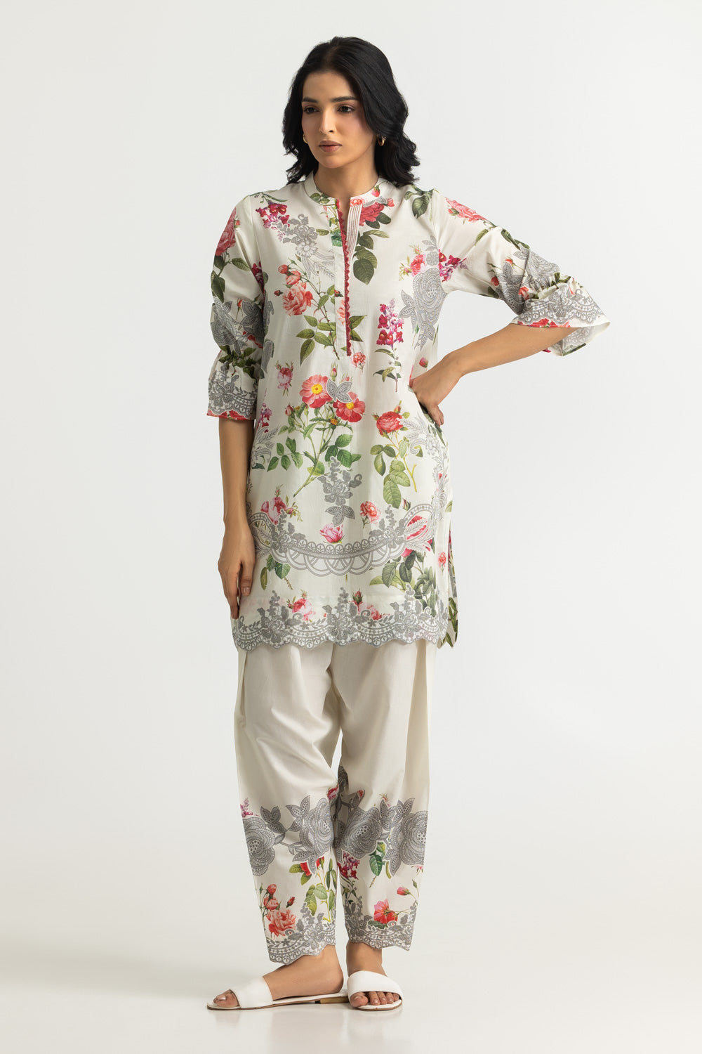 Cambric Printed Co-Ord Set