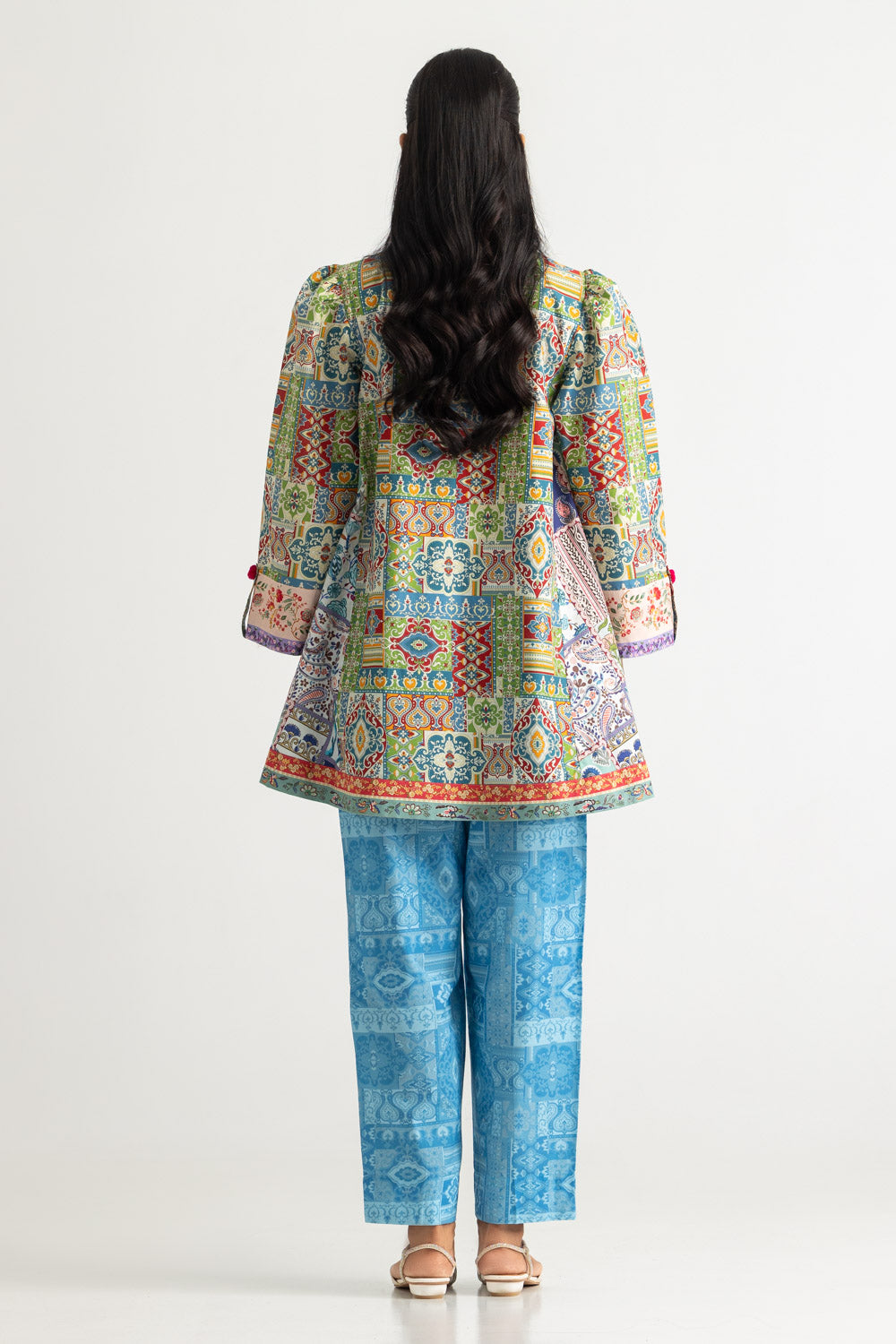 Cambric Printed Co-Ord Set - W-AP-26-477551