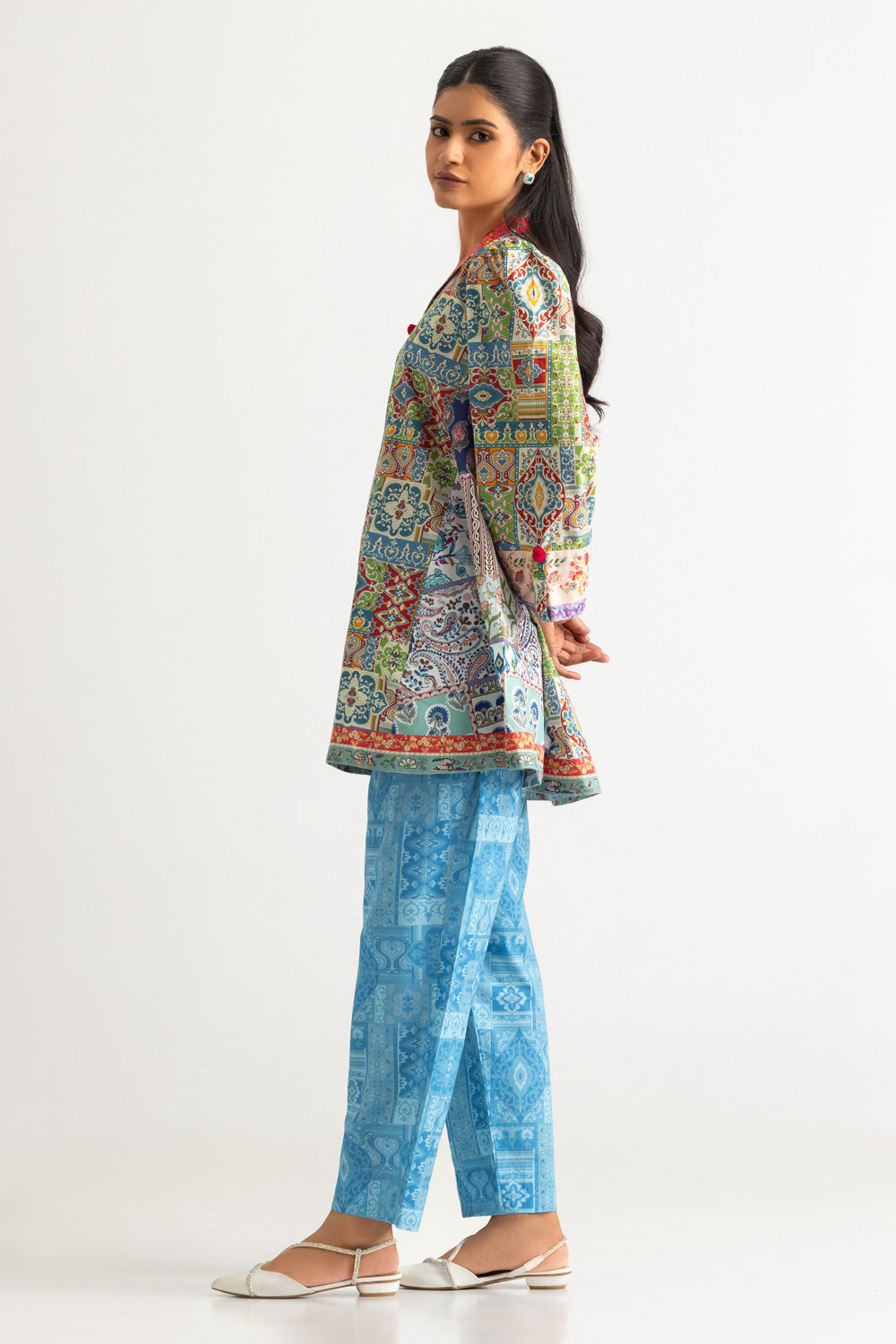 Cambric Printed Co-Ord Set - W-AP-26-477551