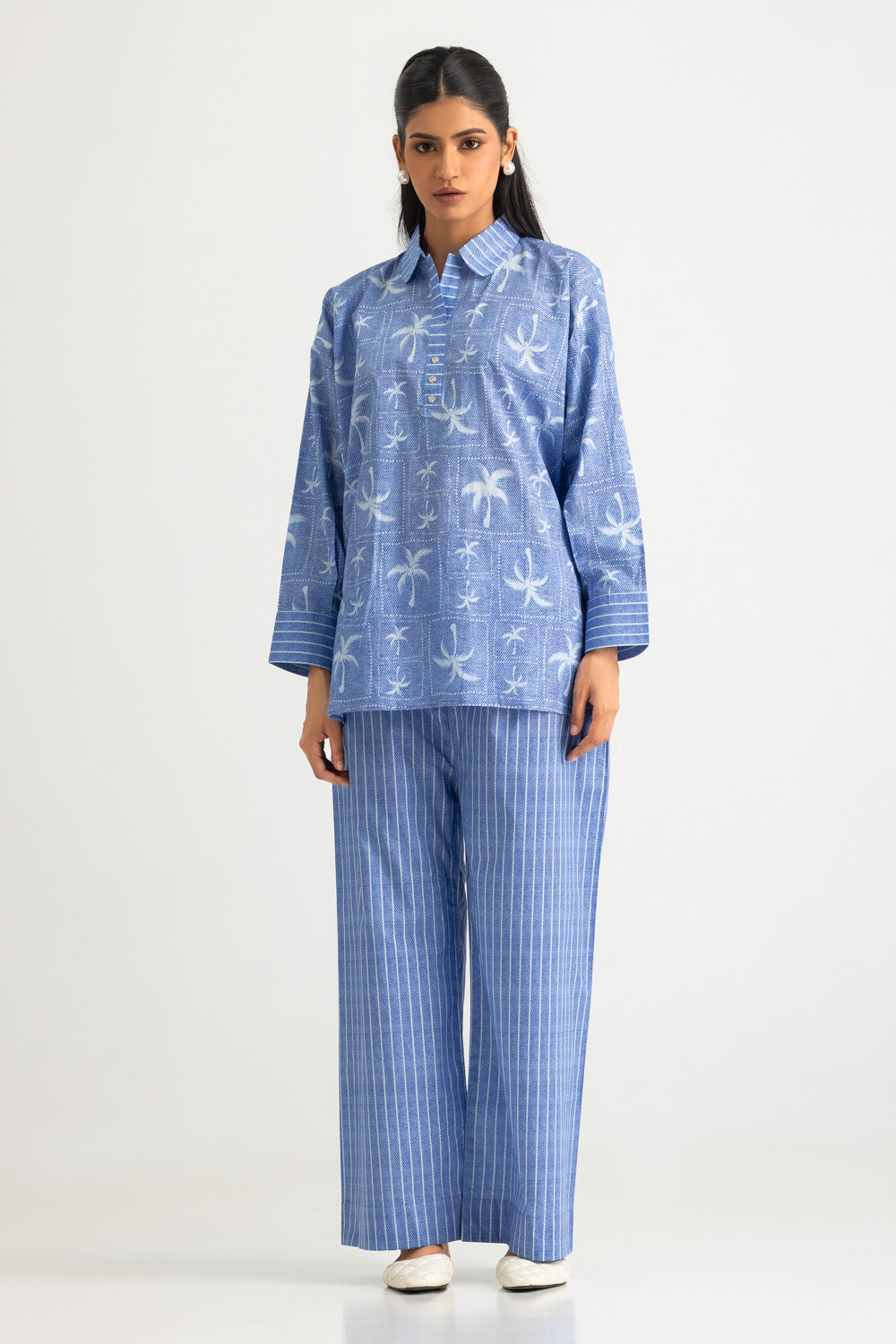 Cambric Printed Co-Ord Set - W-AP-26-477761