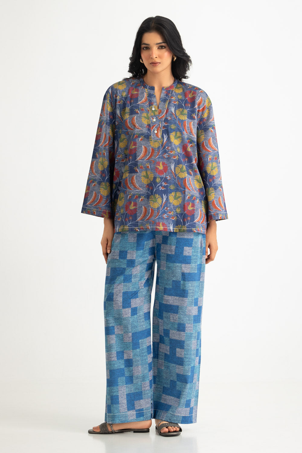 Cambric Printed Co-Ord Set - W-AP-26-477767