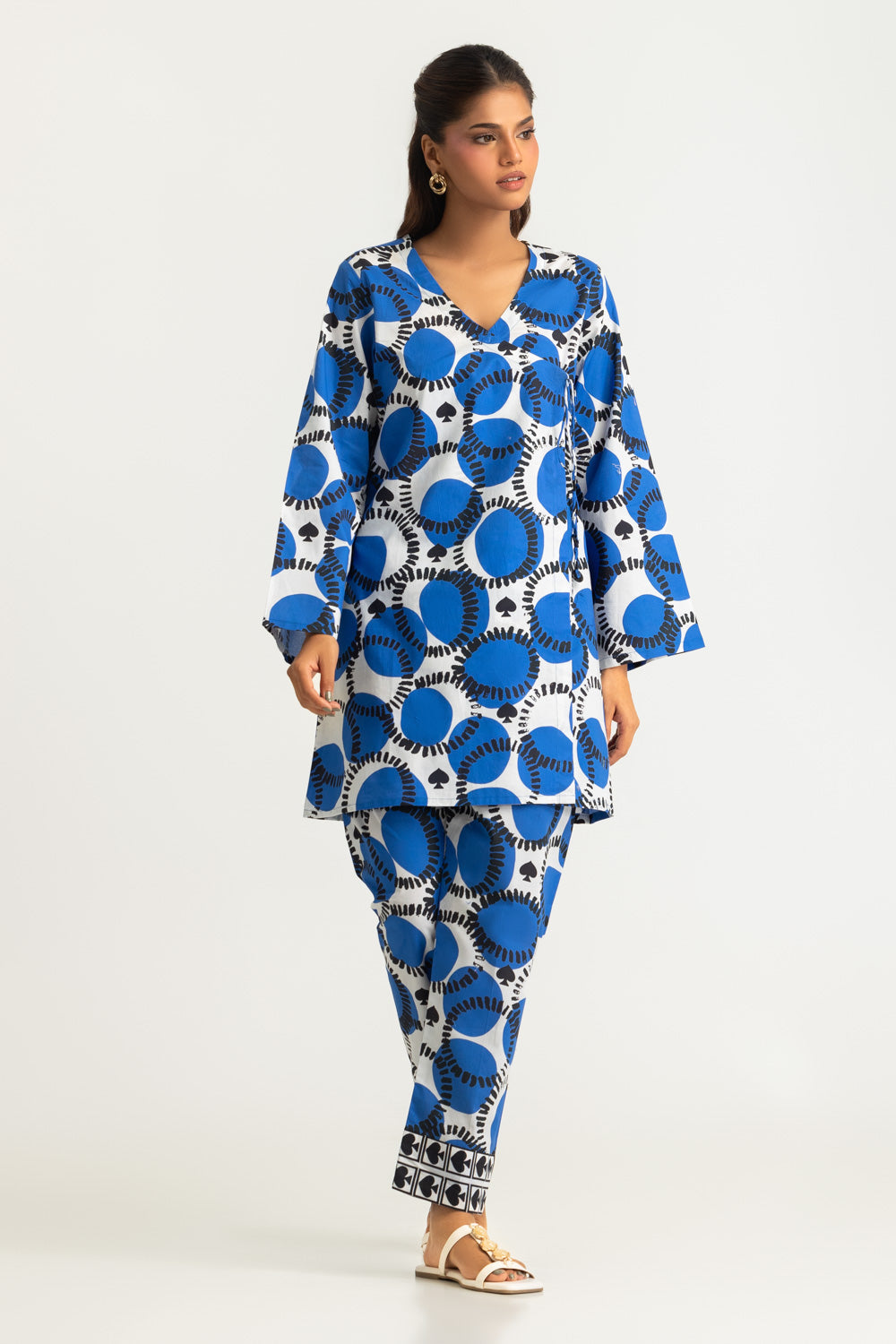 Cambric Printed Co-Ord Set - W-AP-26-481588