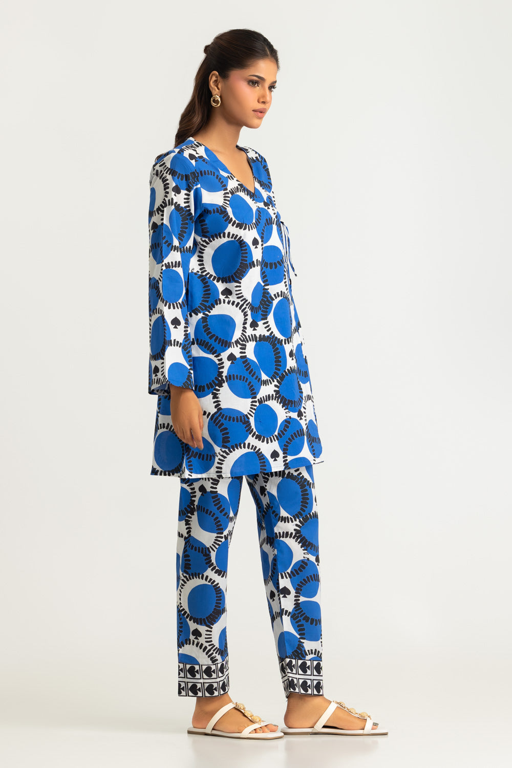 Cambric Printed Co-Ord Set - W-AP-26-481588