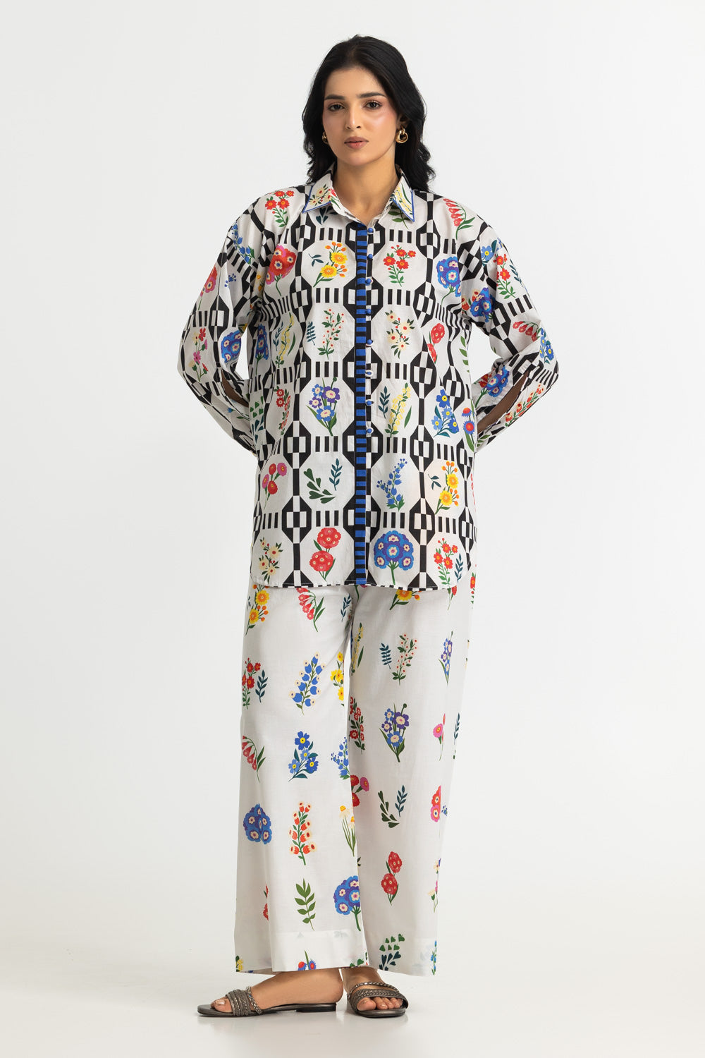 Cambric Printed Co-Ord Set