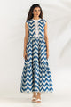 Cambric Printed Long Dress