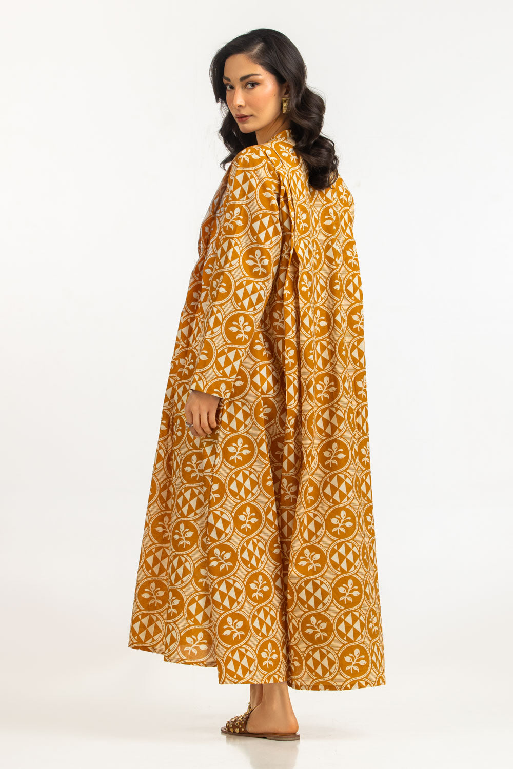 Cambric Printed Long Shirt