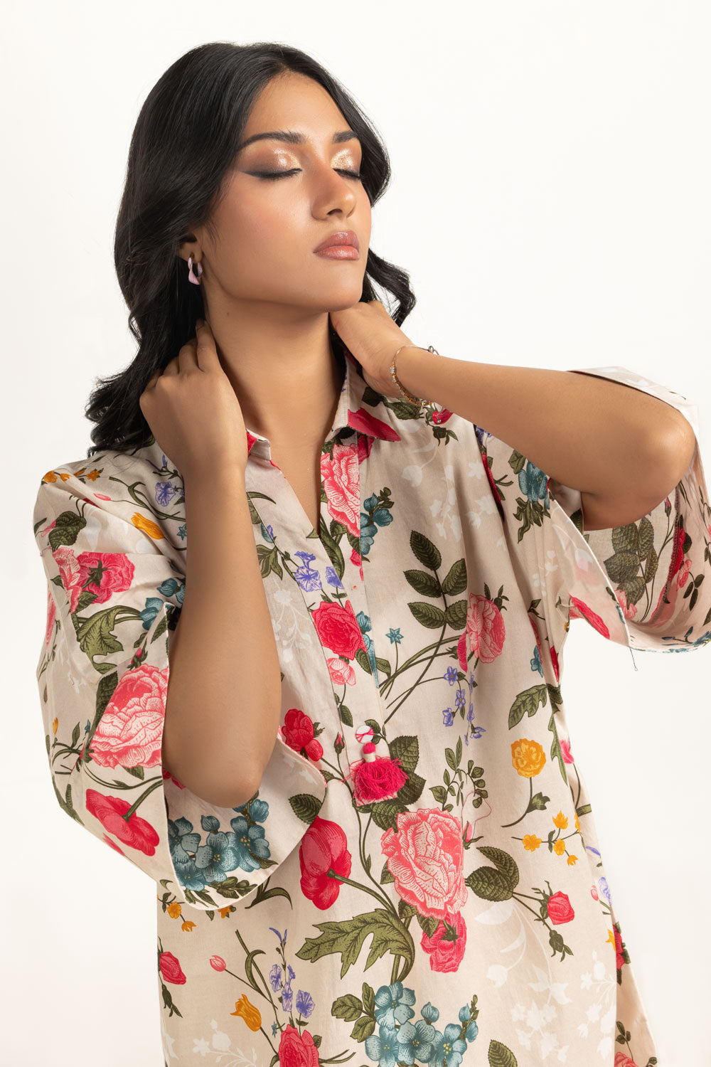 Cambric Printed Shirt