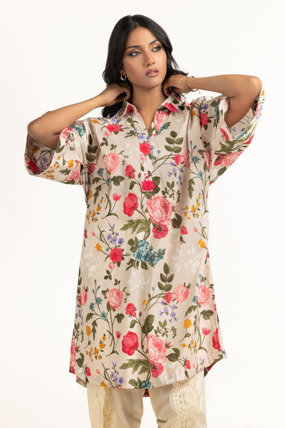 Cambric Printed Shirt