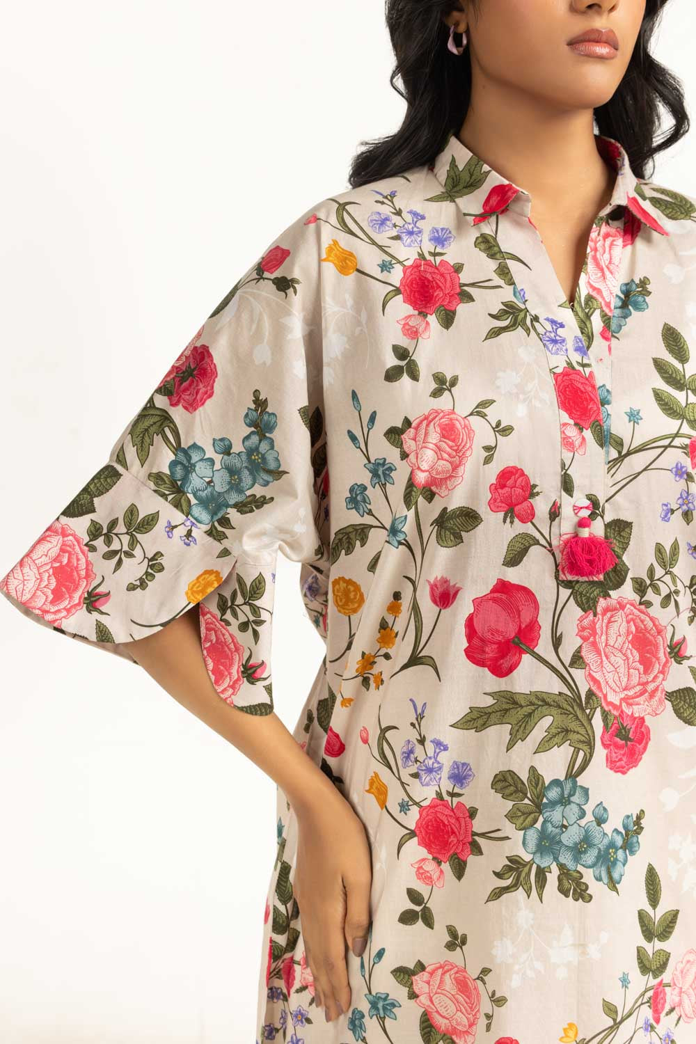 Cambric Printed Shirt