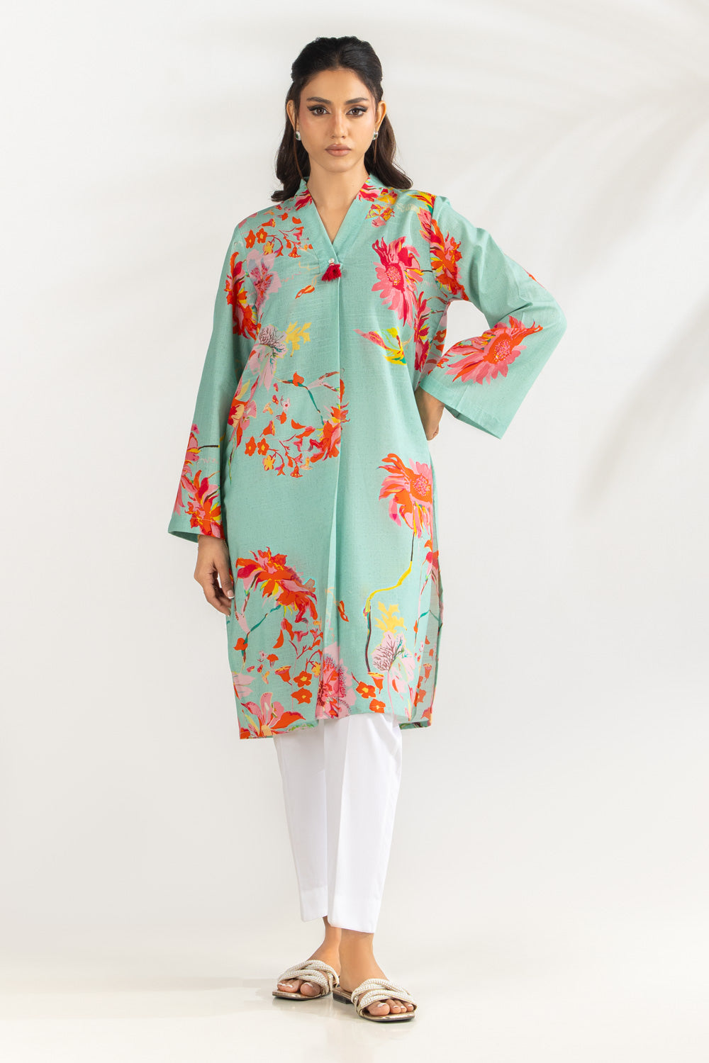 Cambric Printed Shirt