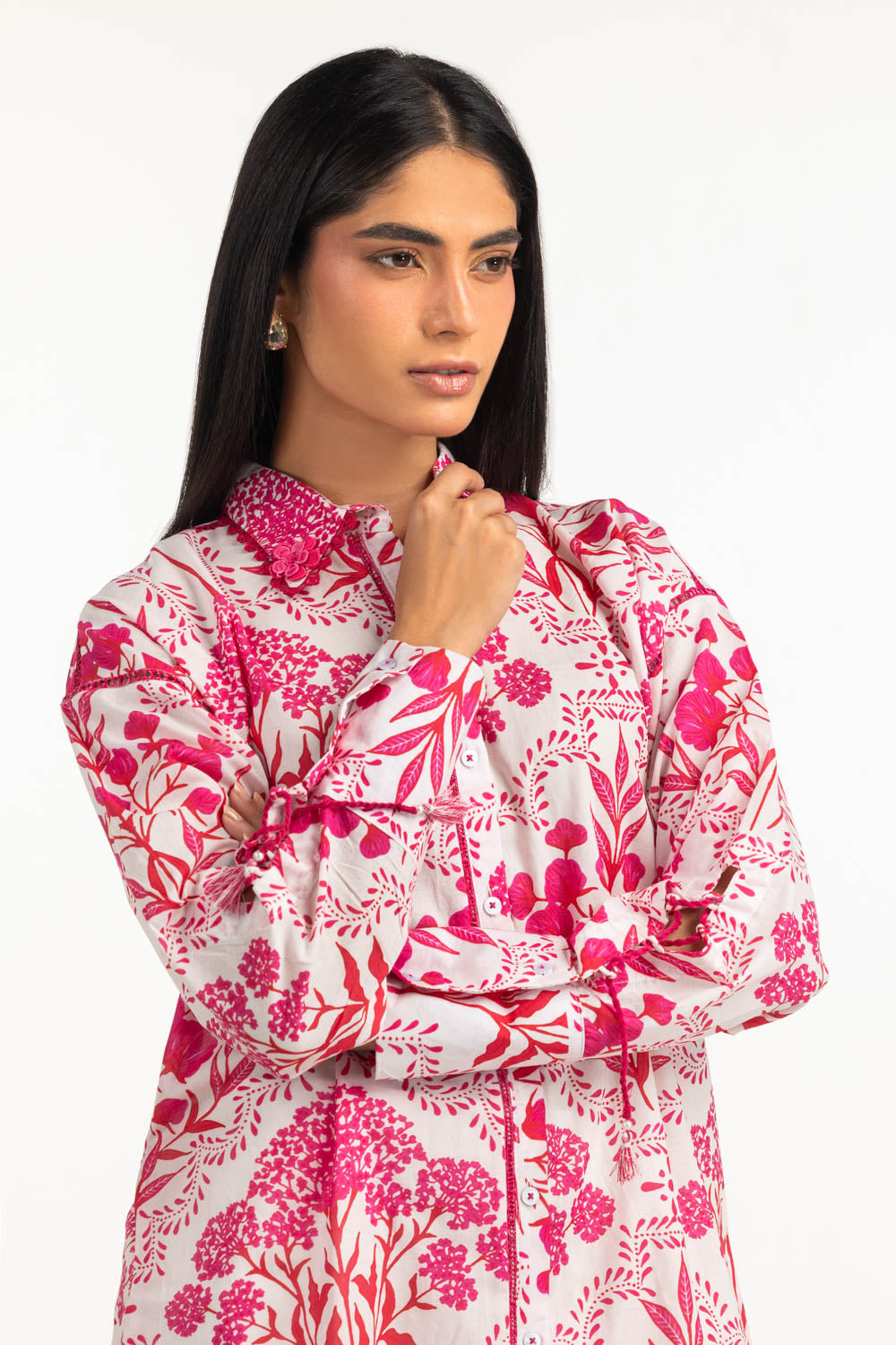 Cambric Printed Shirt - W-AP-26-465041