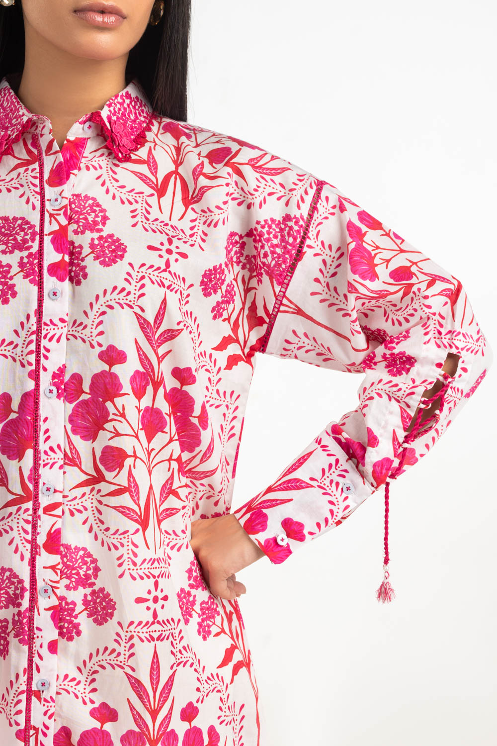 Cambric Printed Shirt - W-AP-26-465041