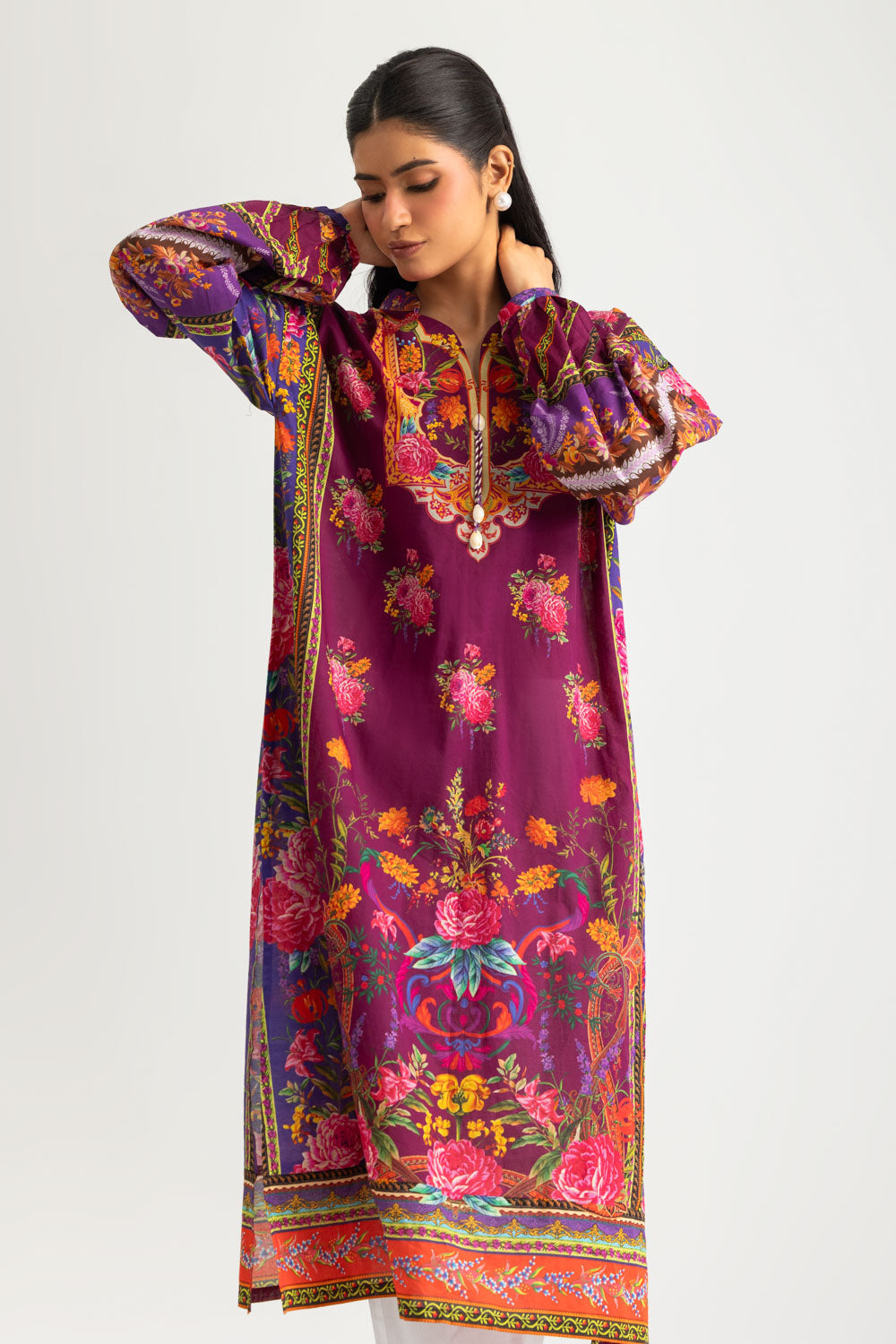 Cambric Printed Shirt - W-AP-26-477335