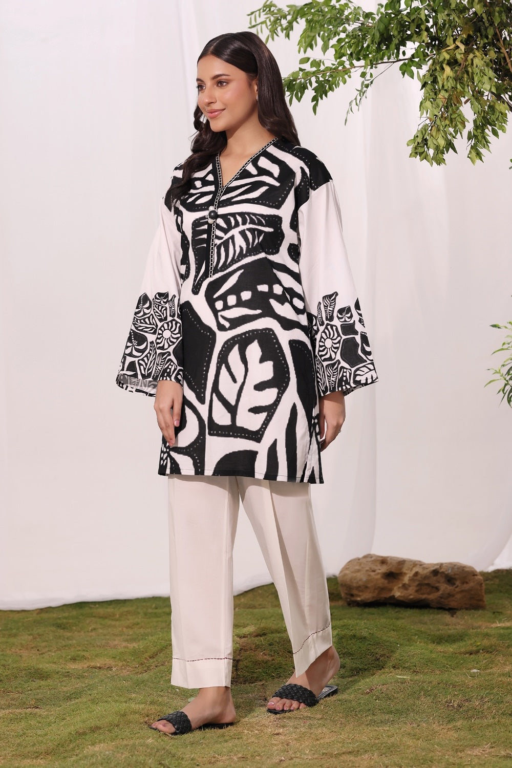 Cambric Printed Shirt