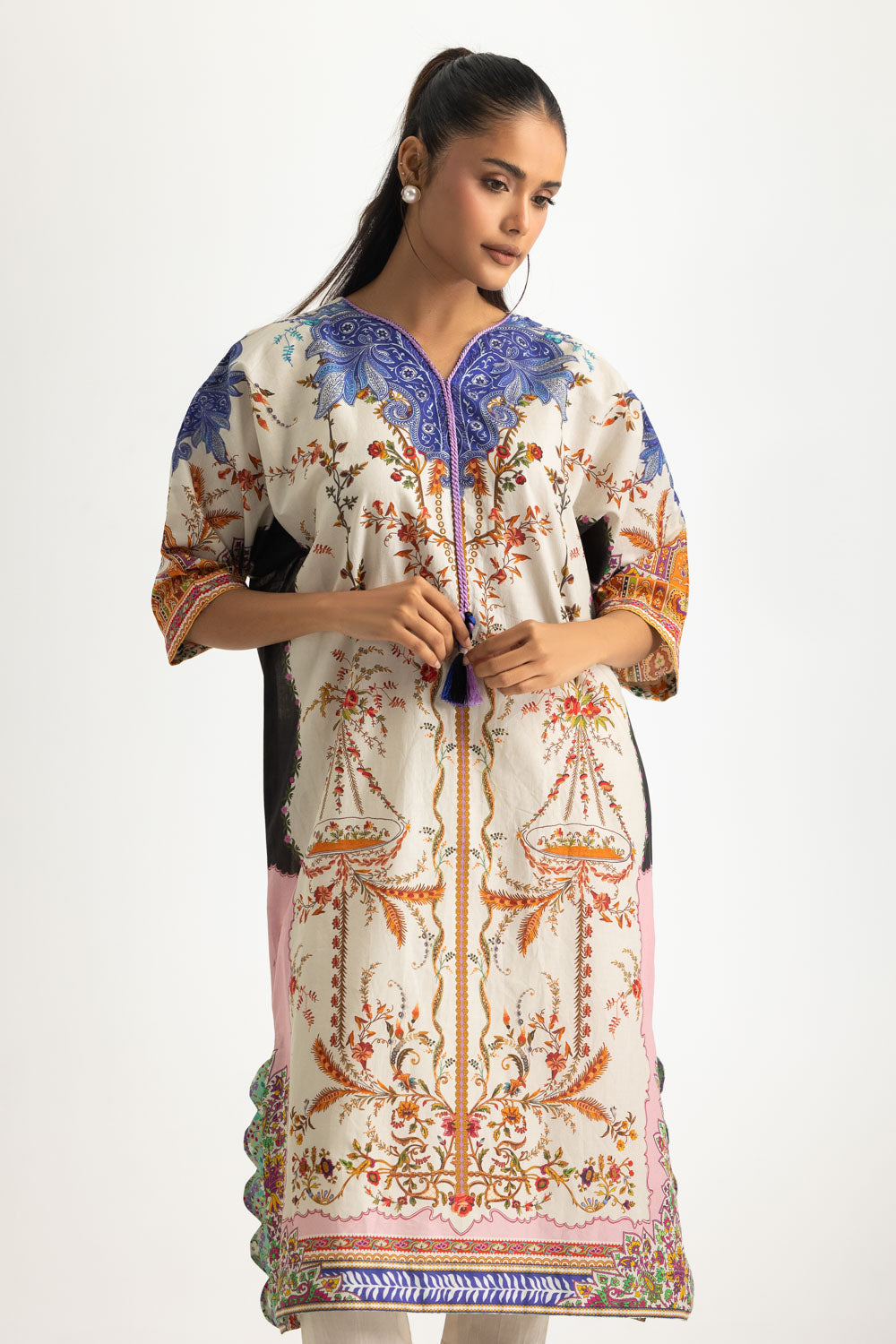 Cambric Printed Shirt - W-AP-26-479713