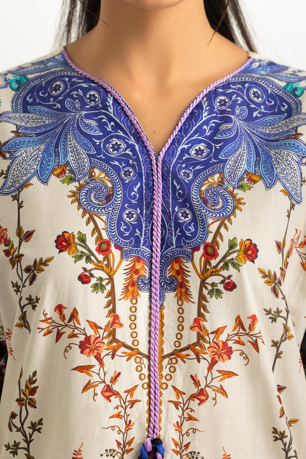 Cambric Printed Shirt - W-AP-26-479713